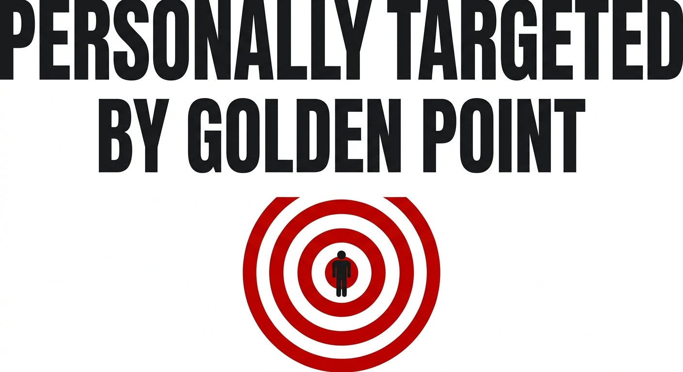 Personally Targeted By Golden Point Tee