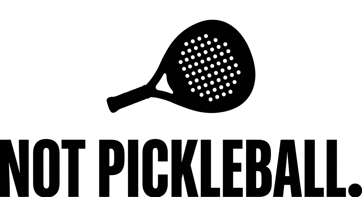 NOT PICKLEBALL. Statement Tee