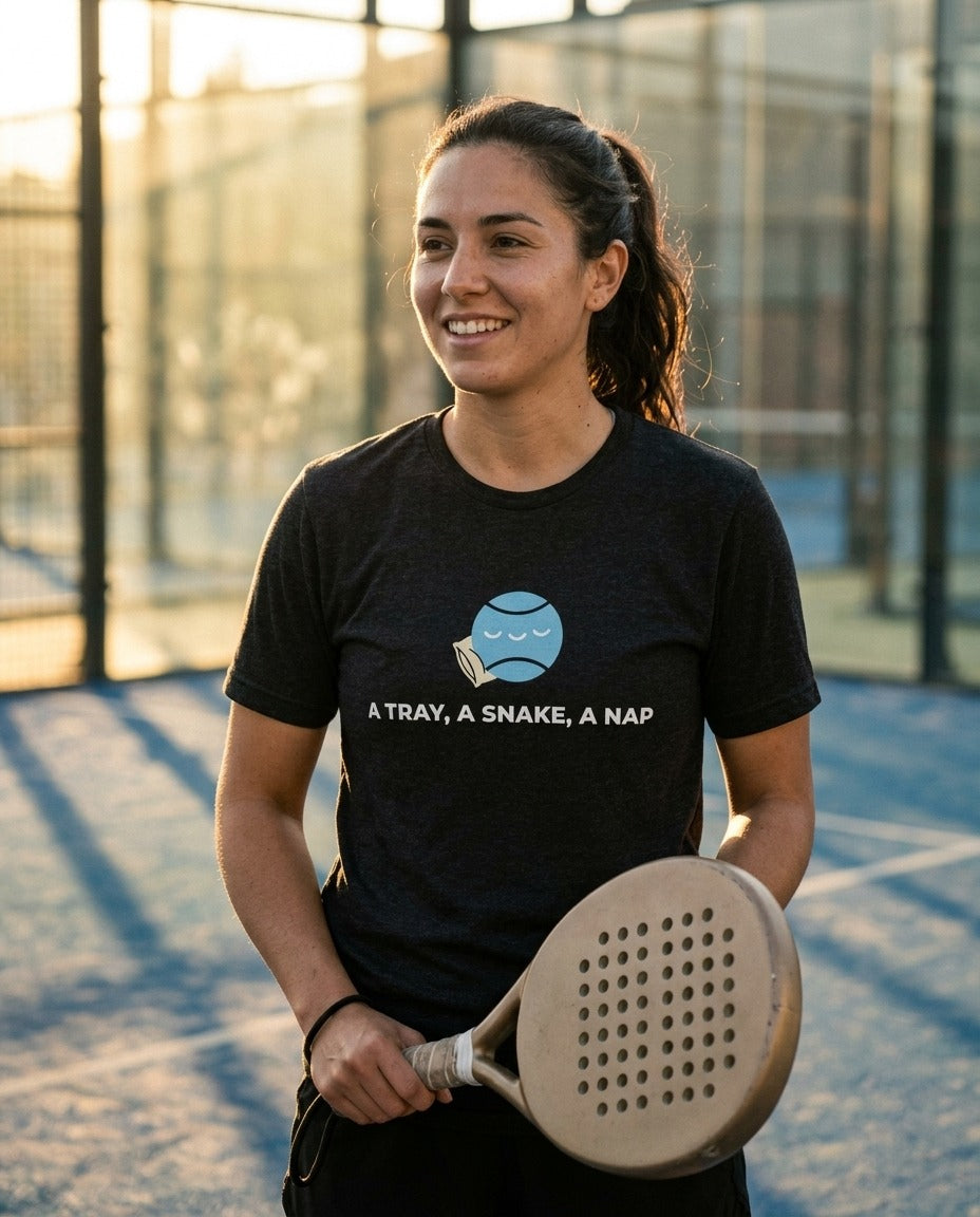 The Dormilona Tee — A Tray, A Snake, A Nap