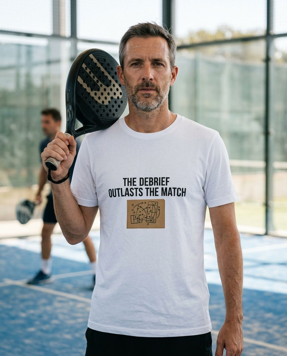 The Debrief Outlasts the Match Tee